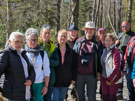 Wanderung mit Übernachtung, 
Hochmoor Kaltenbronn,
12. April 2025